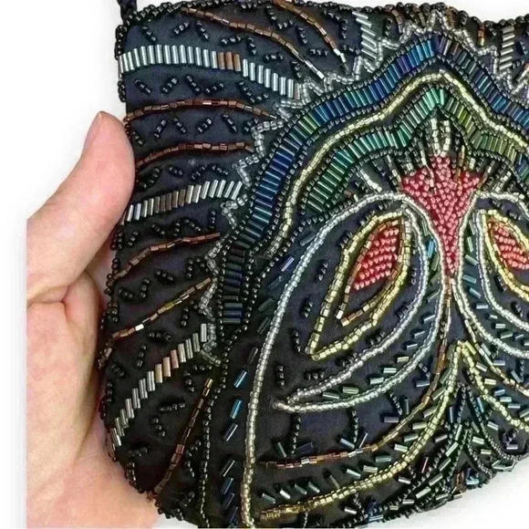 Carla Marchi beaded evening shoulder bag - Picture 10 of 14